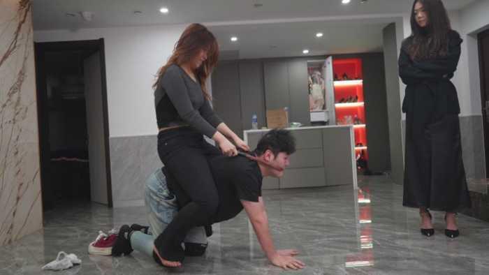 【爱秀套图】零基础全程自己首次发挥 女王范羞辱度不输专业S 让鱼七毁三观 YC-250117-13