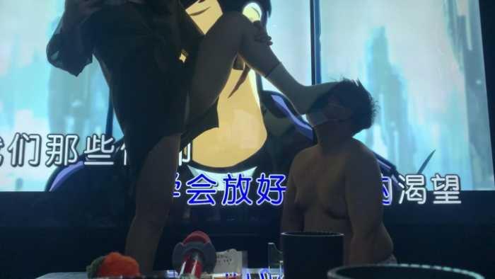 【爱秀套图】『高兴儿』ktv三人耳光虐打踢踩 YC-250108-4