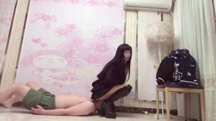 【爱秀套图】【兔粉粉】粗跟长靴的破坏力 YC-250110-2