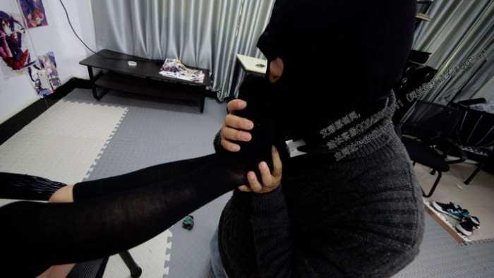【爱秀套图】【第5风格】女职员下班被老板捆绑强制舔脚 YC-250114-6
