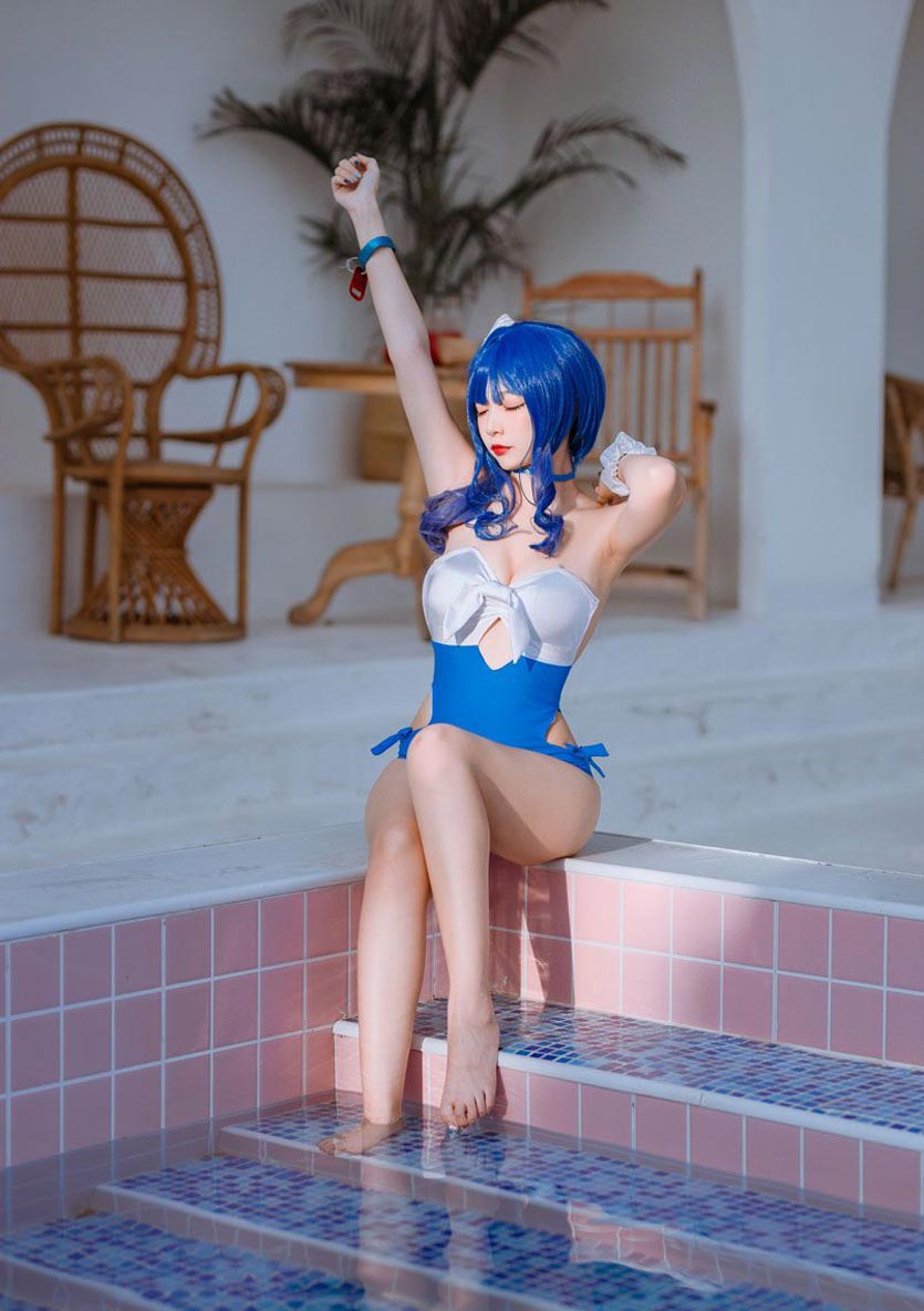 二佐Nisa 碧蓝圣路易斯泳装