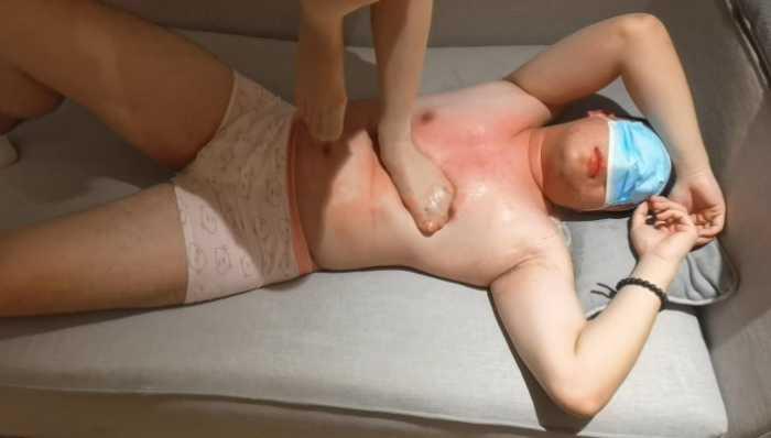 【爱秀套图】女大肉丝深喉进阶版 YC-250316-10