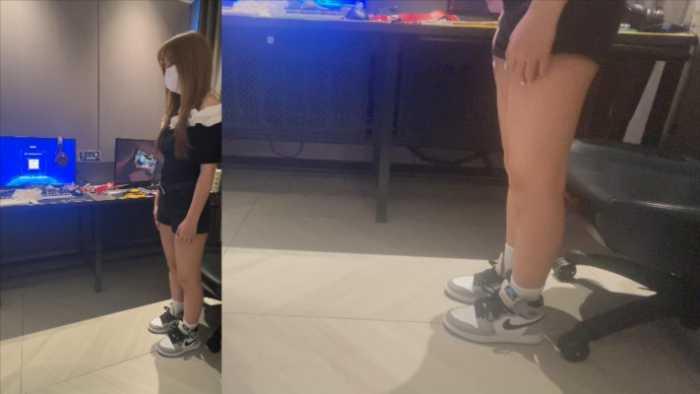 【爱秀套图】【小鲨鱼殿下】AJ踩手羞辱 YC-250314-7(1)