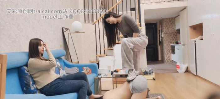 【爱秀套图】model-万华开发素人玩研究生狗狗 YC-250321-7