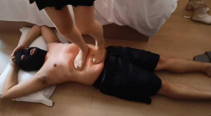 【爱秀套图】肉丝猛攻脆弱部分，脚尖脚跟碾压 YC-250323-2