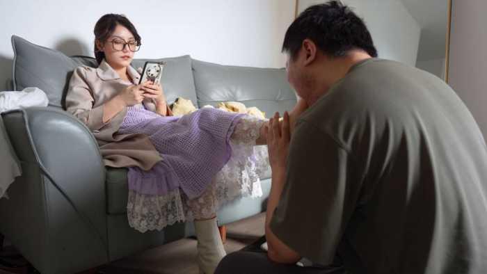 【爱秀套图】『红颜榜』美女模特青黛首调脚奴 YC-250324-6