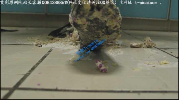 【爱秀套图】哚儿为贱奴制作的美味蛋糕狗粮（侮辱，强迫，特写）YC-190622-4