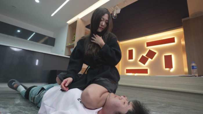 【爱秀套图】鱼七和小野耳光封顶专场 各种姿势体位 各种花样大耳光 YC-250402-2