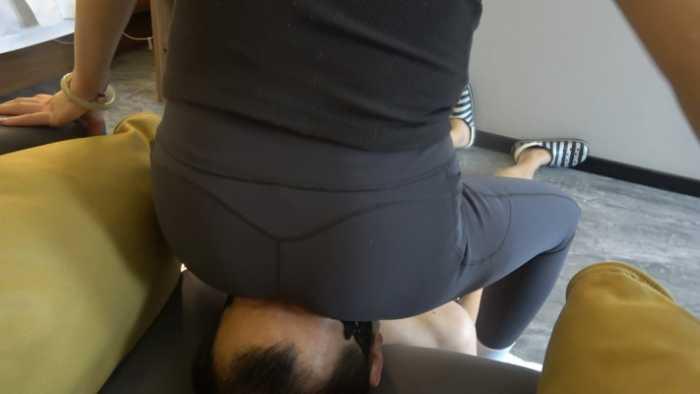 【爱秀套图】【彼岸花】瑜伽裤做脸窒息 YC-250413-3