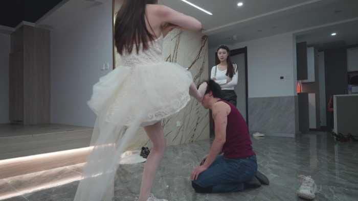 【爱秀套图】双s非人对待最高级，真M 仅需开头10秒就起生理反应 YC-250413-7