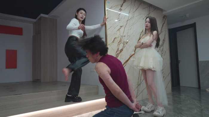 【爱秀套图】双s非人对待最高级，真M 仅需开头10秒就起生理反应 YC-250413-7