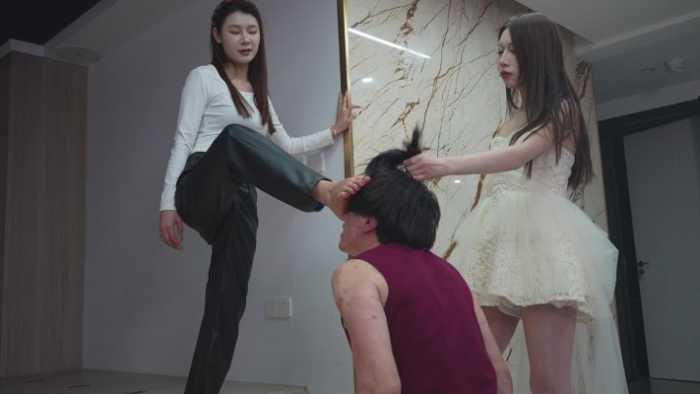 【爱秀套图】双s非人对待最高级，真M 仅需开头10秒就起生理反应 YC-250413-7