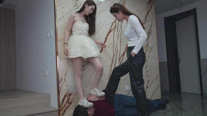 【爱秀套图】双s非人对待最高级，真M 仅需开头10秒就起生理反应 YC-250413-7