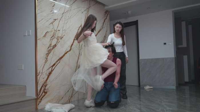 【爱秀套图】双s非人对待最高级，真M 仅需开头10秒就起生理反应 YC-250413-7