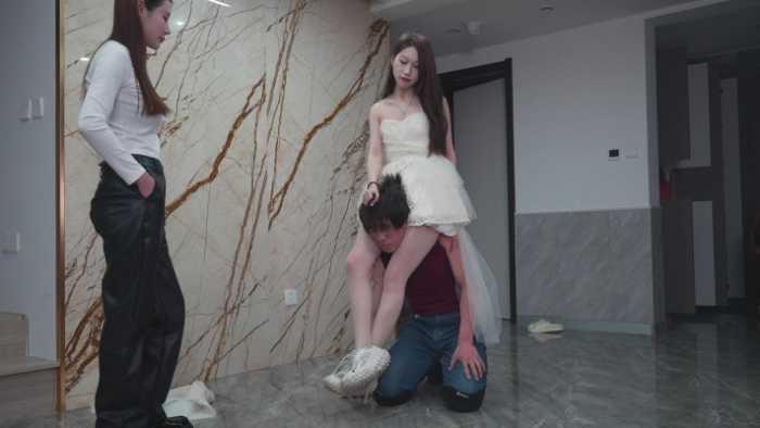 【爱秀套图】双s非人对待最高级，真M 仅需开头10秒就起生理反应 YC-250413-7