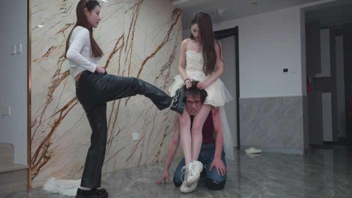 【爱秀套图】双s非人对待最高级，真M 仅需开头10秒就起生理反应 YC-250413-7