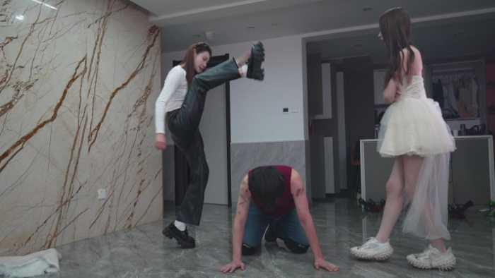 【爱秀套图】双s非人对待最高级，真M 仅需开头10秒就起生理反应 YC-250413-7