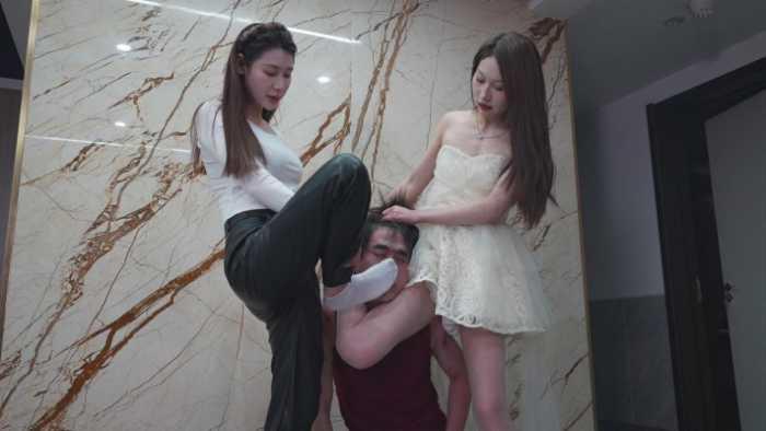 【爱秀套图】双s非人对待最高级，真M 仅需开头10秒就起生理反应 YC-250413-7