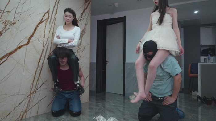 【爱秀套图】双s非人对待最高级，真M 仅需开头10秒就起生理反应 YC-250413-7