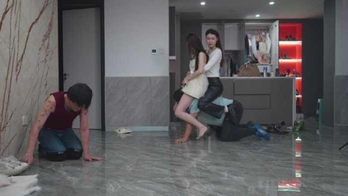 【爱秀套图】双s非人对待最高级，真M 仅需开头10秒就起生理反应 YC-250413-7