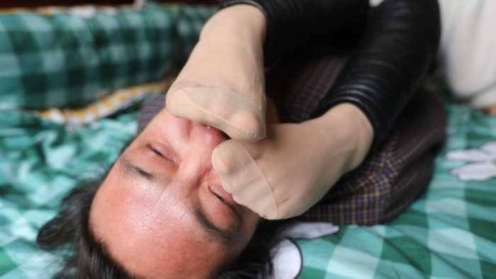 【爱秀套图】村花超臭短肉丝强迫踩脸素人闻臭丝 JS250417~1