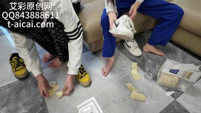 【爱秀套图】『chnnsct1818』学生情侣共同制作狗粮 YC-250416-2