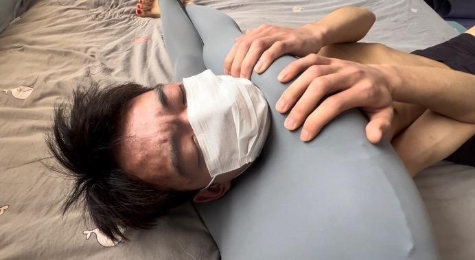 【爱秀套图】桃花姐姐瑜伽裤腿绞裸绞 ACYC-4484