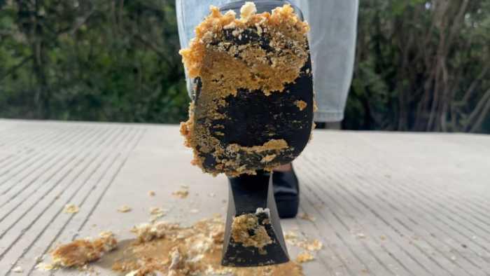 【爱秀套图】大美10cm高跟鞋踩蛋糕 YC-250424-2