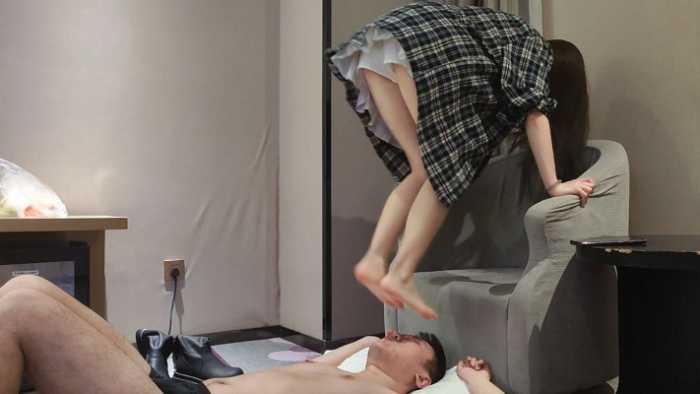 【爱秀套图】『红颜榜』幽梦女王跳踩脸—颜面破坏系列（十七） YC-250423-6