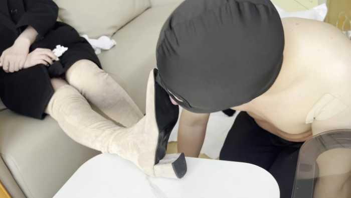 【爱秀套图】梦窃&重拾女王的路&高贵的高跟鞋狠踏贱狗 YC-250426-6