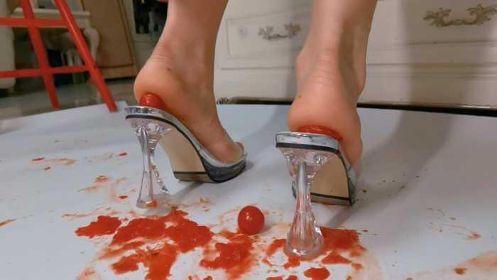 【爱秀套图】【希子】裸足高跟爆汁小番茄 YC-250428-4