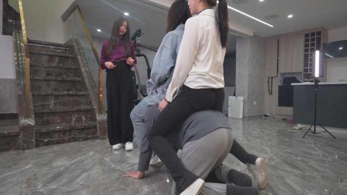 【爱秀套图】超级三美女YAPOO风格顶级大制作 大量美女成吨圣水混合 YC-250502-8