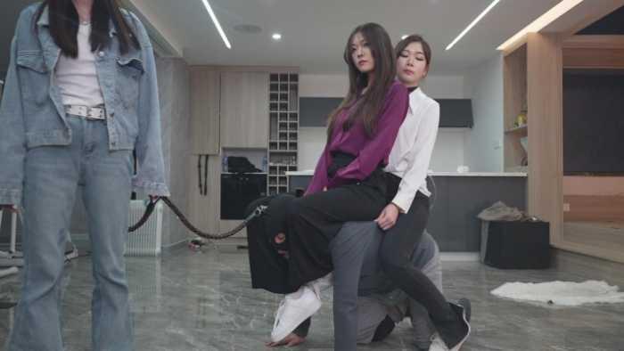 【爱秀套图】超级三美女YAPOO风格顶级大制作 大量美女成吨圣水混合 YC-250502-8