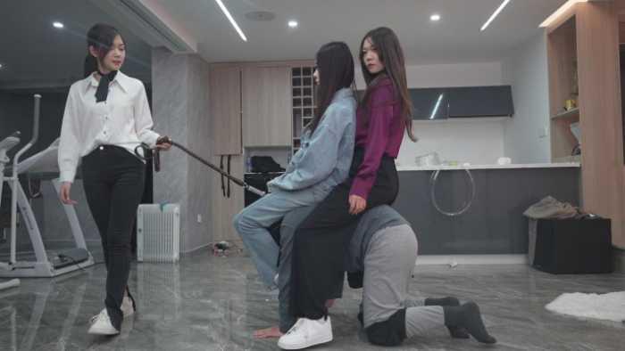 【爱秀套图】超级三美女YAPOO风格顶级大制作 大量美女成吨圣水混合 YC-250502-8