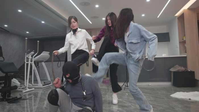 【爱秀套图】超级三美女YAPOO风格顶级大制作 大量美女成吨圣水混合 YC-250502-8