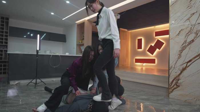 【爱秀套图】超级三美女YAPOO风格顶级大制作 大量美女成吨圣水混合 YC-250502-8