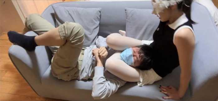 【爱秀套图】【婉儿原创】白丝双层套头绞到满脸通红求饶 ACYC-4499