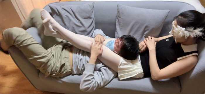 【爱秀套图】【婉儿原创】白丝双层套头绞到满脸通红求饶 ACYC-4499