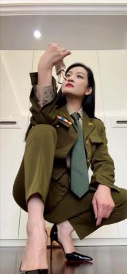 【爱秀套图】军统制服高跟鞋裸足审问 YC-250520-4