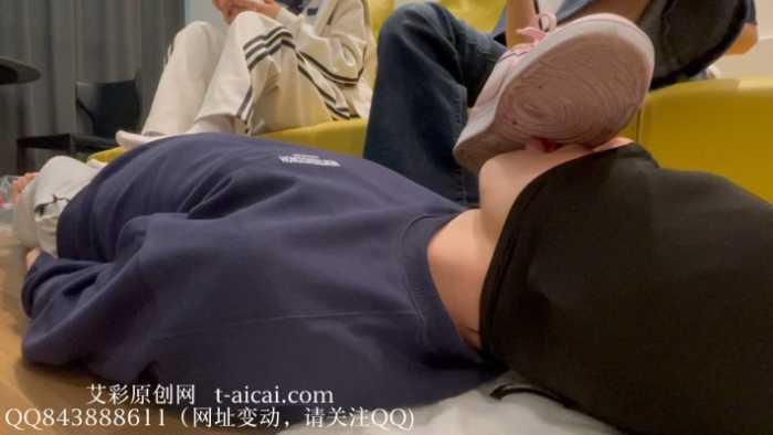 【爱秀套图】【静琪】学生双S白袜插嘴舔鞋踩裆 YC-250522-4