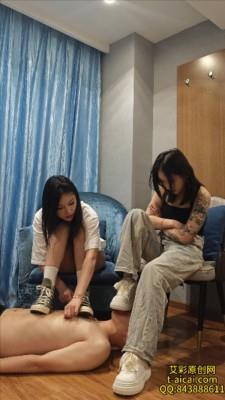 【爱秀套图】超美沐夏大大和闺蜜椰酱玩弄小m YC-250529-2