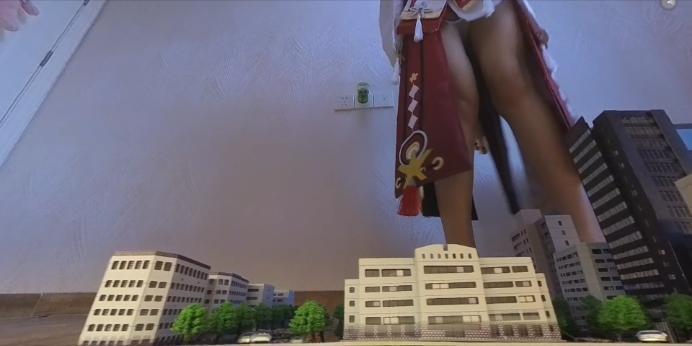 【爱秀套图】【GTS VR】八重神子&莫瑶的微缩城市接管2【4K】 JS250602~1