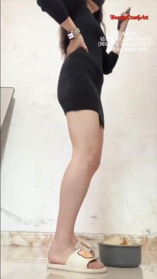 【爱秀套图】【BeautyCrushArt】夏树黑靴踩汉堡（竖屏） YC-250605-5