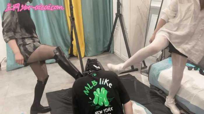 【爱秀套图】南京南星S携闺蜜爆踹狗头 YC-250608-6