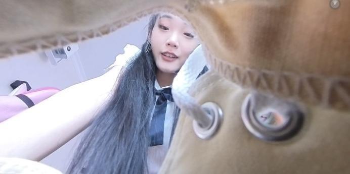 【爱秀套图】【GTS VR】莫瑶女神GTS这么小人入鞋入袜 JS250612~5