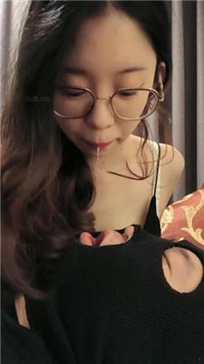 【爱秀套图】【点点】黑丝诱惑/强制喂口水