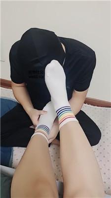 【爱秀套图】【雅雅】白棉袜踩贱奴JS241017-40