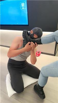 梦涵短靴白袜高跟裸足引导小白狗 bf45975