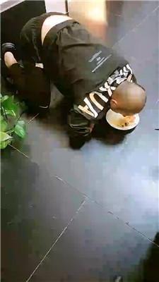 【爱秀套图】【烟雨】圈养奴脚下喂食JS241012-11