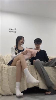 【爱秀套图】【甜恬】捆绑哥哥用白袜脚虐它bf45773